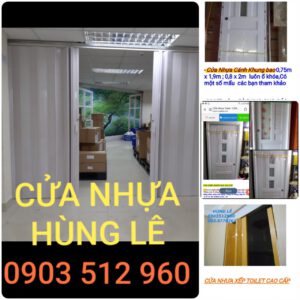 Cửa Xếp Nhựa Toilet Cao Cấp 17 cua xep nhua tphcm cua nhua xep toilet vach xep nhua kho lon cua xep nhua kho lon